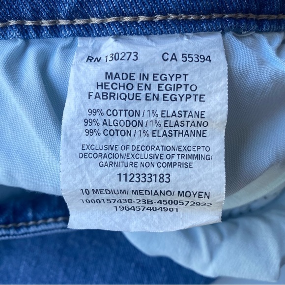 Lee Jeans Womens Size 10 Barrel Leg Wide Leg Crop Retro High Rise Waist - Picture 8 of 9